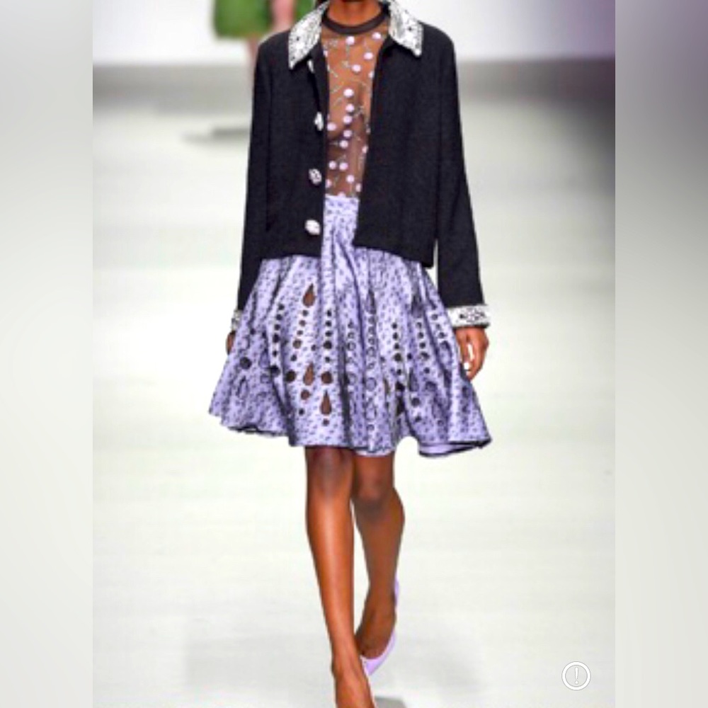 Holly Folton Bedazzled Black Wool Jacket. Quite beautiful with all the jewels